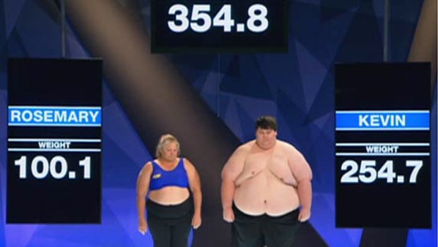 Weigh in: Kevin sets a new record for the show.