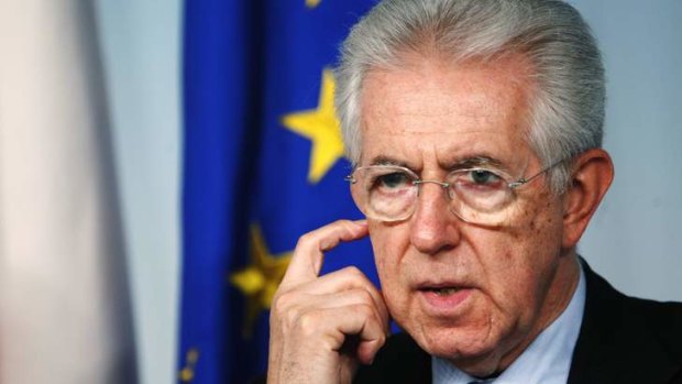 Mario Monti dutifully imposed austerity on Italy and Italy's economy shrank as a result.