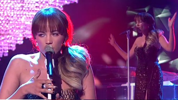 Our next singing budgie ... <i>X Factor</i> finalist Samantha Jade.