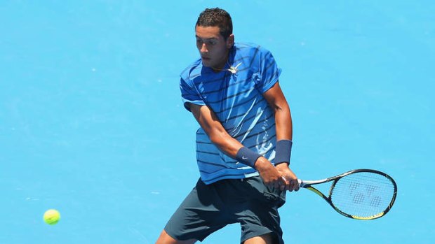 Australian Open dubut ... Nick Kyrgios has 'been thinking about this for a while now'.