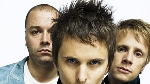 Muse and their chief songwriter, Matt Bellamy (front), who at the age of 18  expected he would hold court on a stadium stage.