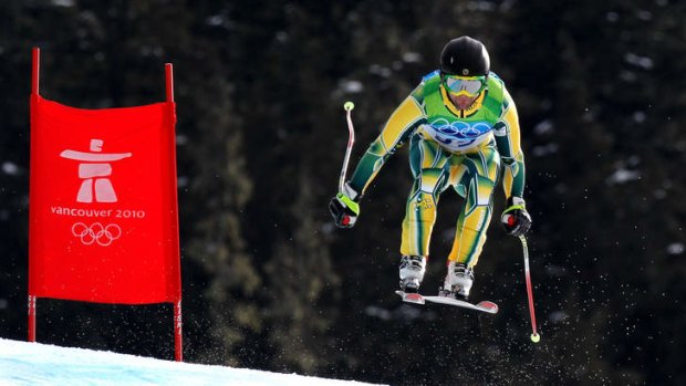 Craig Branch of Australia competes in Downhill skiing at the Vancouver Winter Olympics in 2010. The 2014 Games in Sochi are on the billionaire social calandar this year.