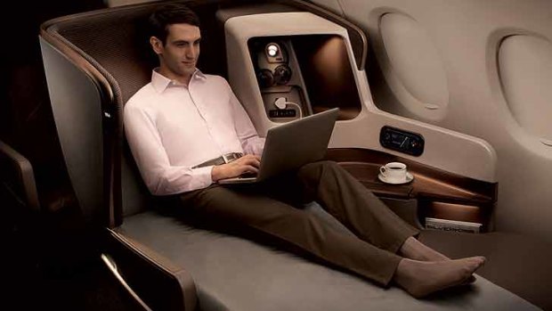 Singapore Airlines' new business class seat could easily be a first class product for some airlines.