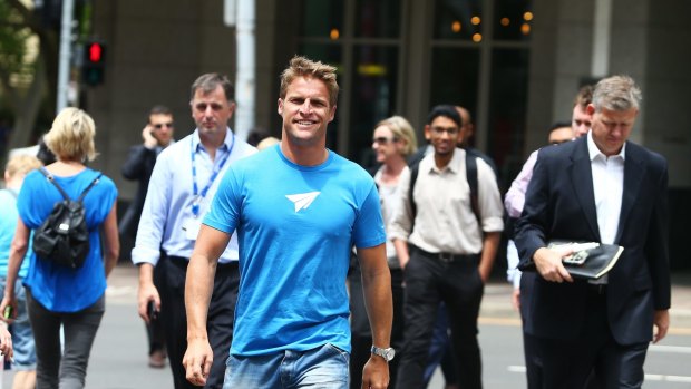 SYDNEY, AUSTRALIA - NOVEMBER 12:  Founder of Invoice2Go, Chris Strode on November 12, 2015 in Sydney, Australia.  (Photo by Daniel Munoz/Fairfax Media)