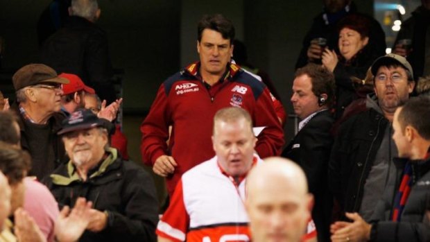 Melbourne coach Paul Roos:   "We've got to control what we can control. The Bulldogs deserved to win, they came and played better, but in terms of the rules I don't really have a clue what they are any more, so I can't concern myself with that."