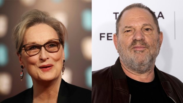 Meryl Streep said she is "appalled" at the revelations of sexual harassment by Harvey Weinstein.