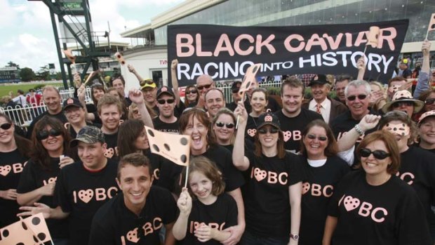 B.C: Now it stands for Black Caviar and the fan club is growing.