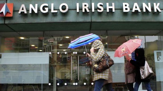 Nationalised in 2009 ... the Anglo Irish Bank.