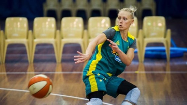 Ready for anything: Erin Phillips and the Australian Opals are looking forward to the world championships.
