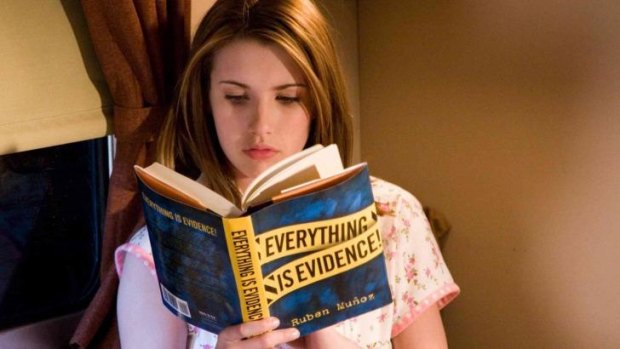 Emma Roberts playing Nancy Drew in a recent movie.