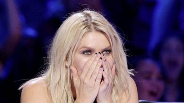 <i>The X Factor</i>'s Natalie Bassingthwaighte is nearly in tears.