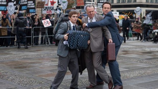Dave Franco, Tom Wilkinson and Vince Vaughn star in Unfinished Business.