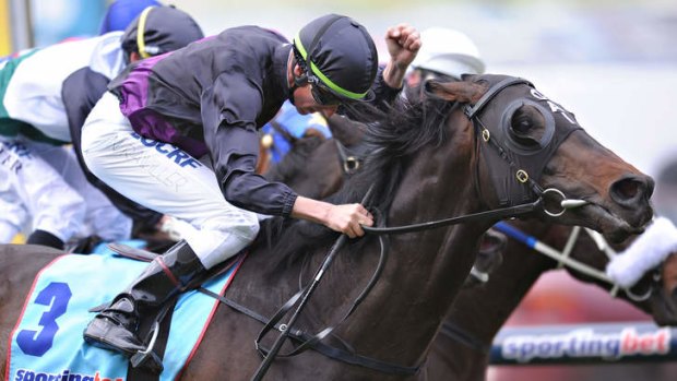 Late charge: Fiorente outlasted Spacecraft by a long head.