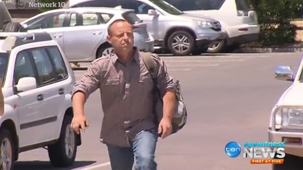 David Hicks outside court in Adelaide on Tuesday.