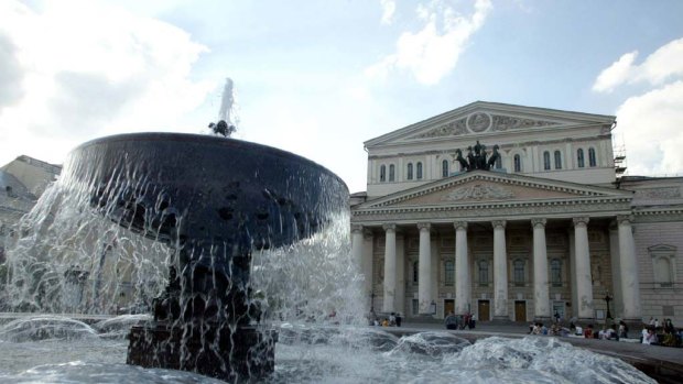 Scandal ... the Bolshoi Theatre in Moscow.