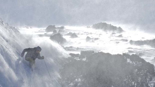 Grim picture ... a new report warns that Australian ski slopes could be bare of natural snow by 2050.