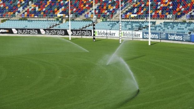 Manuka Oval is back to its best after some critics labelled it unfit for AFL last month.