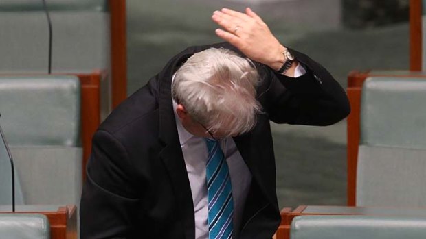 In disarray: Kevin Rudd's leadership challenge.