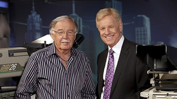 Veteran journalists George Negus (left) and Mal Walden will helm the network’s current affairs push.