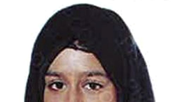 This undated photo issued by the Metropolitan Police shows Shamima Begum, who ran away from Britain as a teenager to join Islamic State extremists in Syria four years ago.