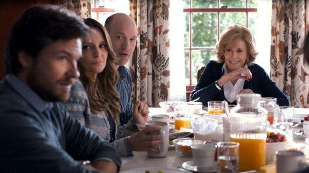 Mother dearest: Jane Fonda (at head of table) in the film <i>This Is Where I Leave You</i>.