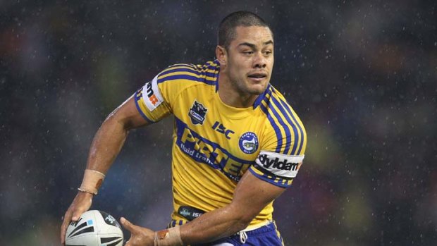 Enter Hayne . . . the Parramatta star may get to join the Blues squad for Origin II.