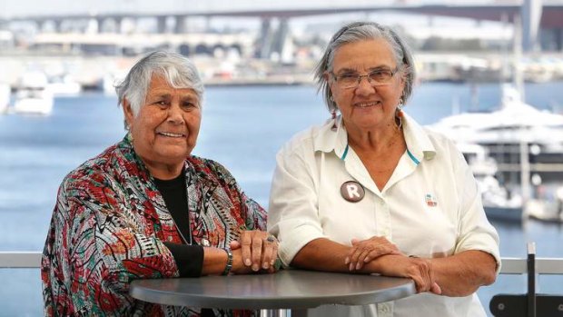 Aboriginal leaders Lowitja O'Donoghue (left) and Pat Anderson.