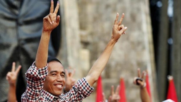 Indonesian president-elect Joko Widodo, popularly known as "Jokowi".