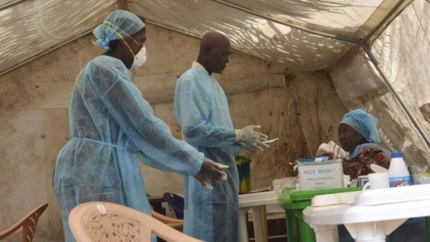 Overwhelmed: African Ebola treatment centres desperately need additional support and resources.