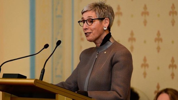 Victoria's new Governor, Linda Dessau, launches the 2015 Melbourne Festival at Government House.