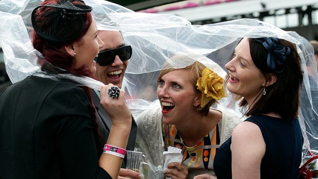 Rain and thunderstorms may be on the cards for Melbourne Cup crowds tomorrow.