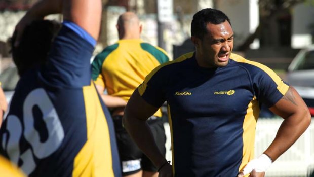 Ready for a return ... Sekope Kepu is set to play his first Test since 2009.