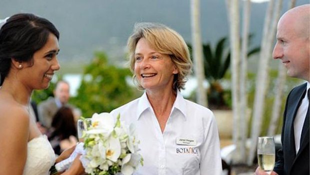 Janet Hogan, centre, is expanding her wedding business Villa Botanica to Bali.