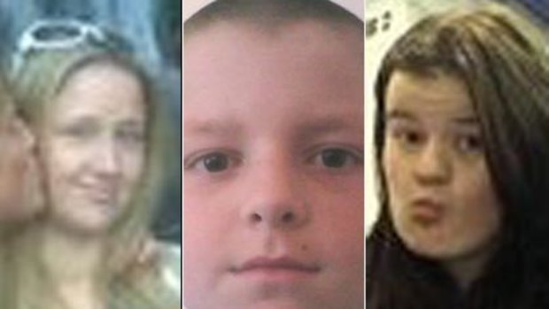 The three siblings killed in the Heidelberg Heights blaze - Sammantha, Matthew and Melanie Maher.