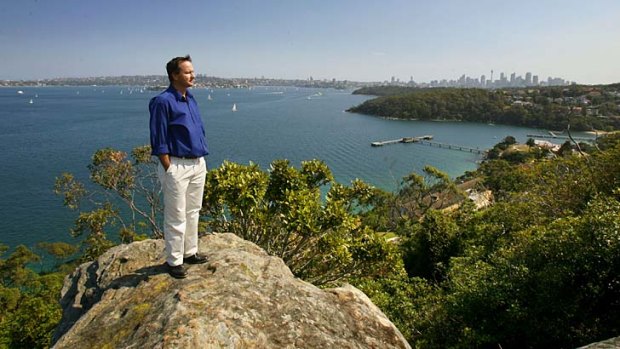 Rocky ground: Geoff Bailey of the Sydney Harbour Federation Trust.