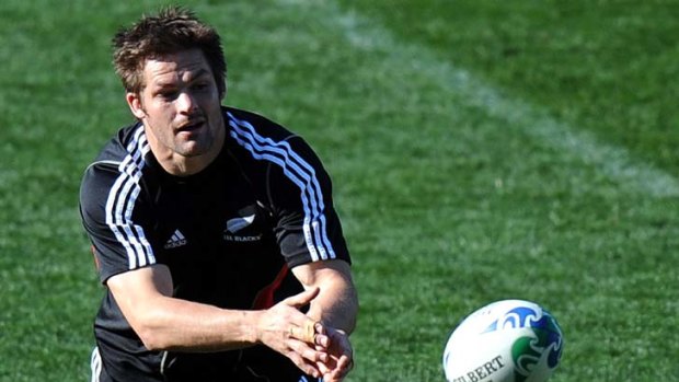 Among the walking wounded ... Richie McCaw.