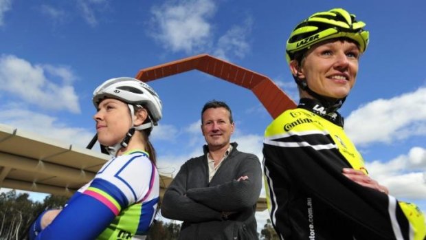 Canberra cyclist Lisa Keeling, right, has become a late-bloomer in Australian road cycling after being hit by a car in 2010.