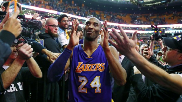 Long goodbye: Kobe Bryant.