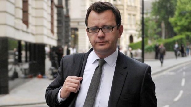Former News of the World editor and Downing Street communications chief Andy Coulson.