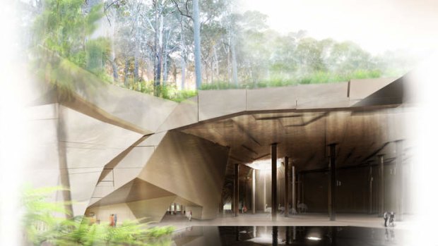 These designs for the underground cultural centre at Barangaroo have since been altered.