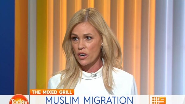 Sonia Kruger wants a ban on Muslim migration to Australia. 