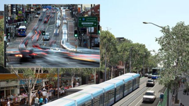 Parramatta Road, now and then ... the proposal for the transformation of Parramatta Road is based on building the M4 East under nearby suburbs.