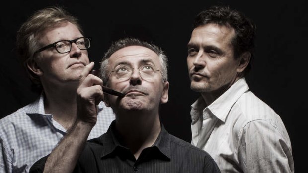 Three's company: Nick Murray, Andrew Denton and Michael Cordell of Cordell Jigsaw Zapruder.