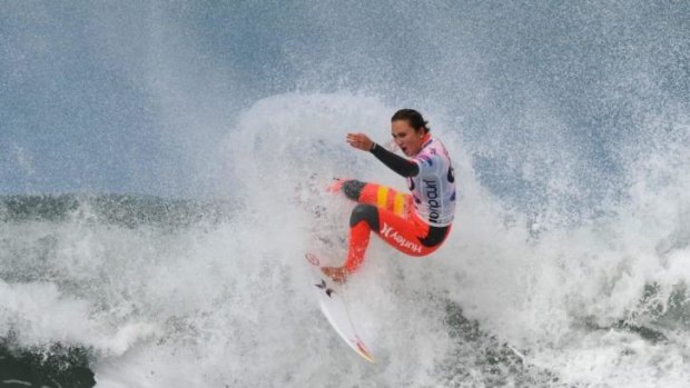 Carissa Moore during the final of the 2013 Rip Curl Pro.