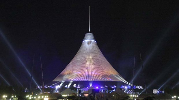 Khan Shatyr, billed as the world's biggest tent, in Astana.