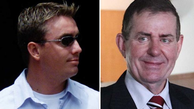James Ashby ... claims Peter Slipper made unwelcome advances.