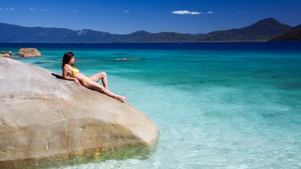 No nudes is good news for families on Fitzroy Island's Nudey Beach.