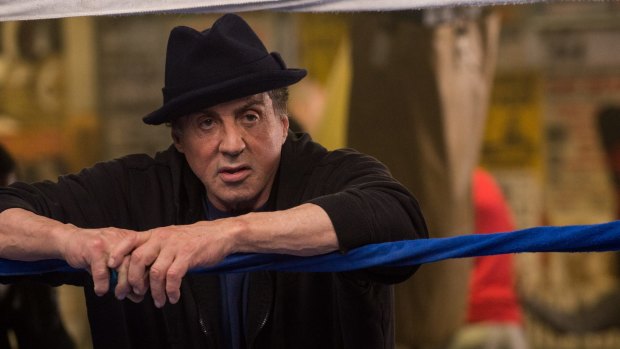 Sylvester Stallone as Rocky Balboa in the film <i>Creed</i>.