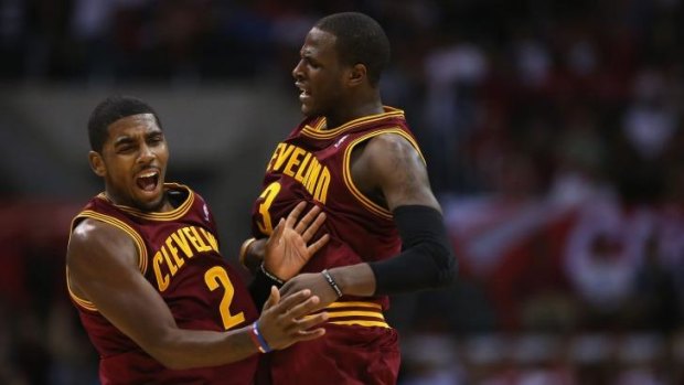 Young guns: Cavaliers back-court duo Kyrie Irving and Dion Waiters.