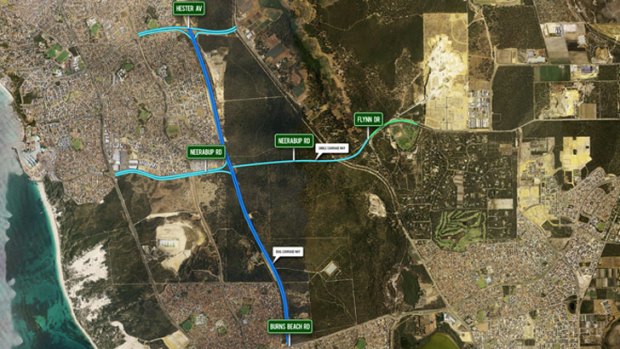 The $500 million planned upgrade and extension of the Mitchell Freeway.